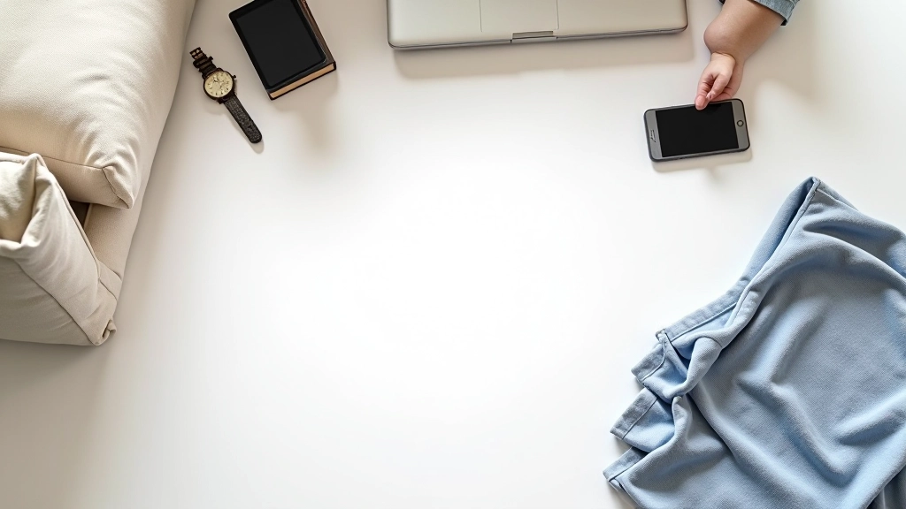 Verschiedene Kategorien von Hausrat wie Möbel, Elektronik und Schmuck nebeneinander angeordnet